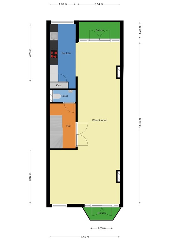 mediumsize floorplan